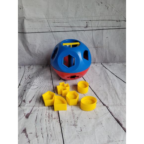 Vintage Tupperware SHAPE-O-BALL Classic Tupper Toys Shape Sorter Incomplete - Picture 1 of 5